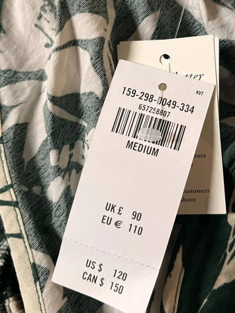 Abercrombie & Fitch Green Floral Plunge Cutout Ring Maxi Dress New with Tags - M